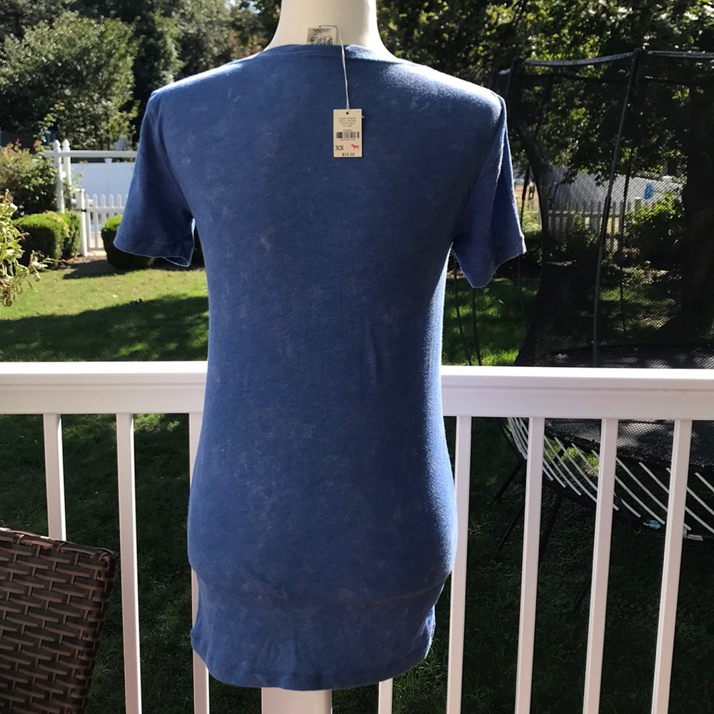 NWT Vintage Pink Victoria’s Secret Long Tee - Picture 4 of 6